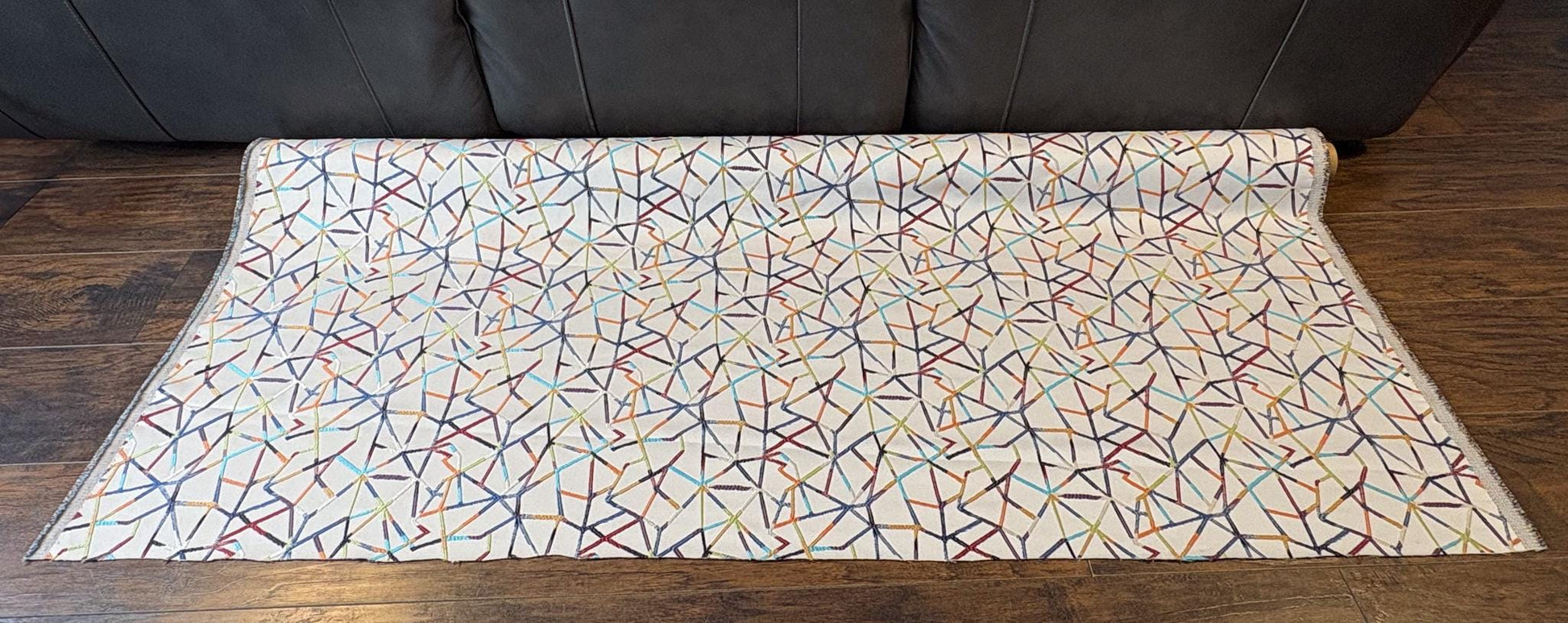 Kravet Design 35712-512 Geometric Textured Upholstery Fabric. Shop now at American Fabric Prints.