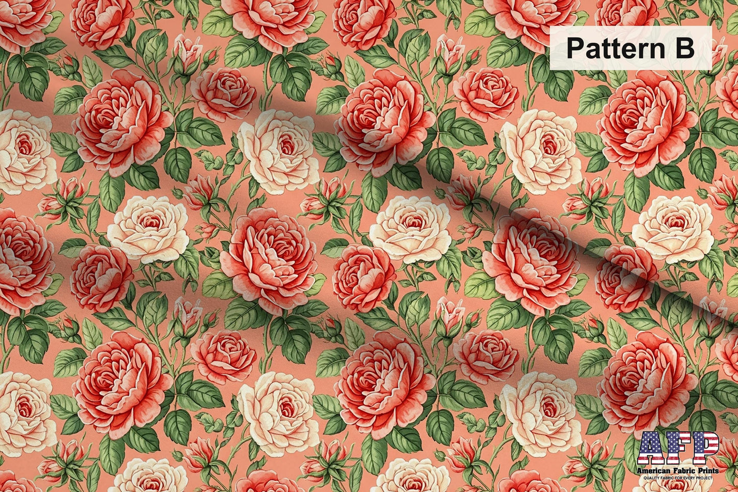 Coral Floral Fabric Bundle Set - Shop now at American Fabric Prints