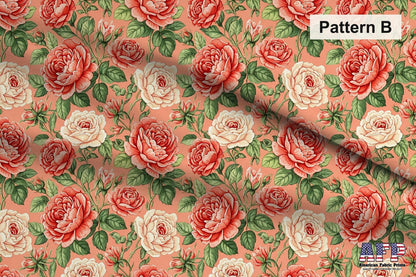 Coral Floral Fabric Bundle Set - Shop now at American Fabric Prints
