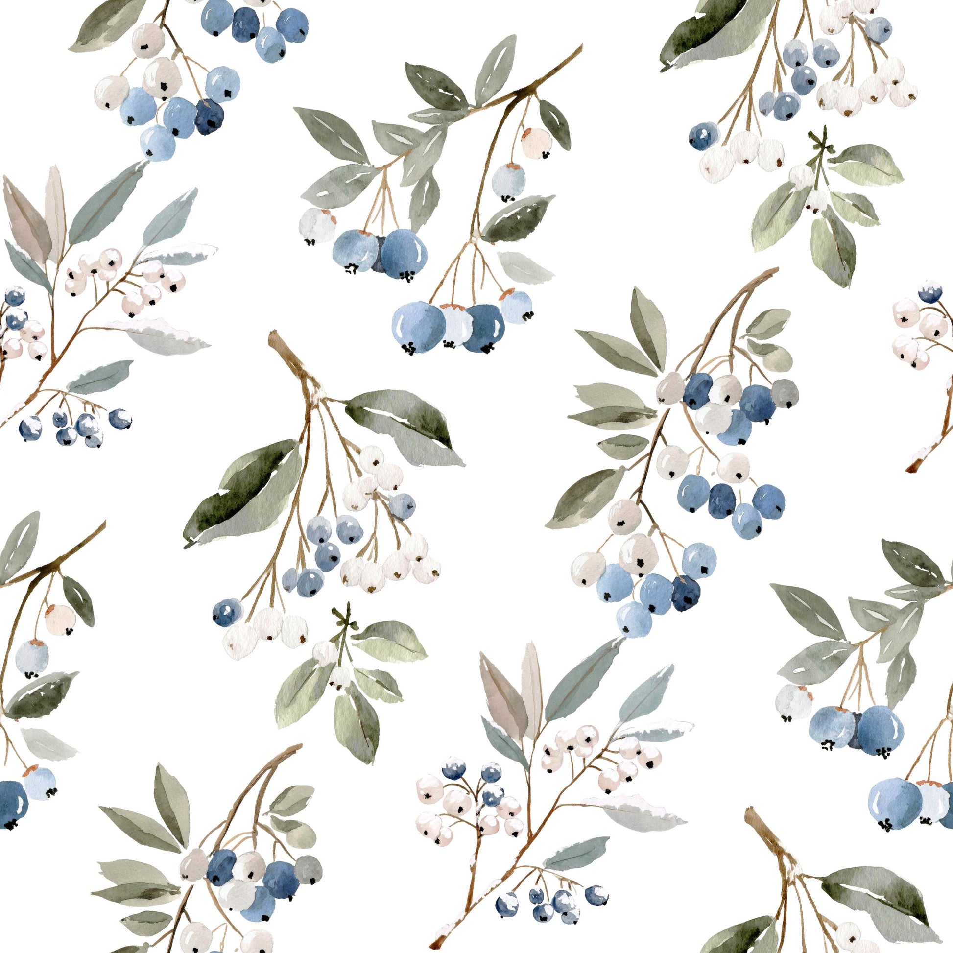 Petite Blueberry Fabric - Shop now at American Fabric Prints