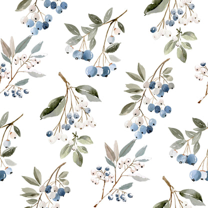 Petite Blueberry Fabric - Shop now at American Fabric Prints