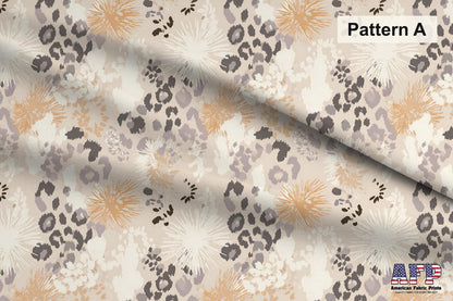 Pastel Boho Leopard Fabric Bundle Set - Shop now at American Fabric Prints