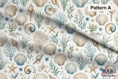 Sea shells Fabric Bundle Set - Shop now at American Fabric Prints