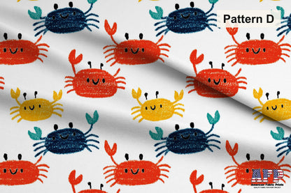 Doodle Coastal Vibes Fabric Bundle Set - Shop now at American Fabric Prints