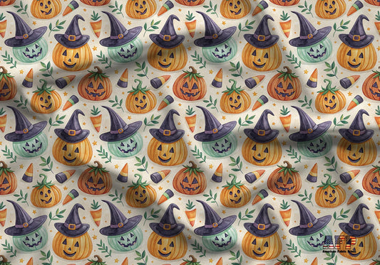 Vintage Halloween Fabric - Shop now at American Fabric Prints