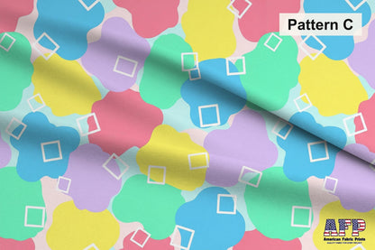 Colorful Abstract 3 Fabric Bundle Set - Shop now at American Fabric Prints