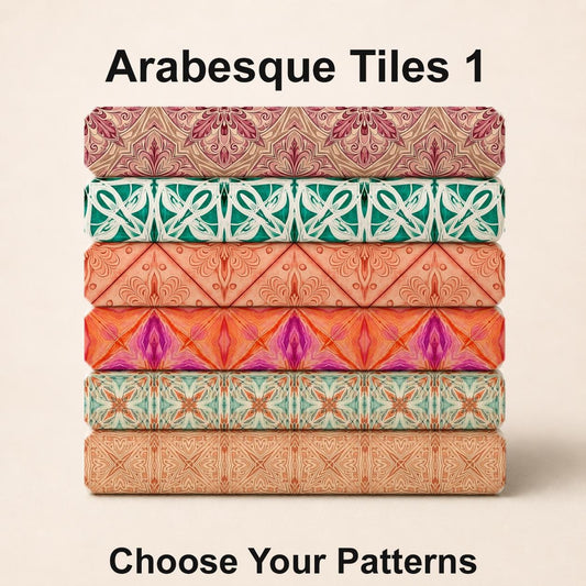 Arabesque Tiles 1 Fabric Bundle Set - Shop now at American Fabric Prints