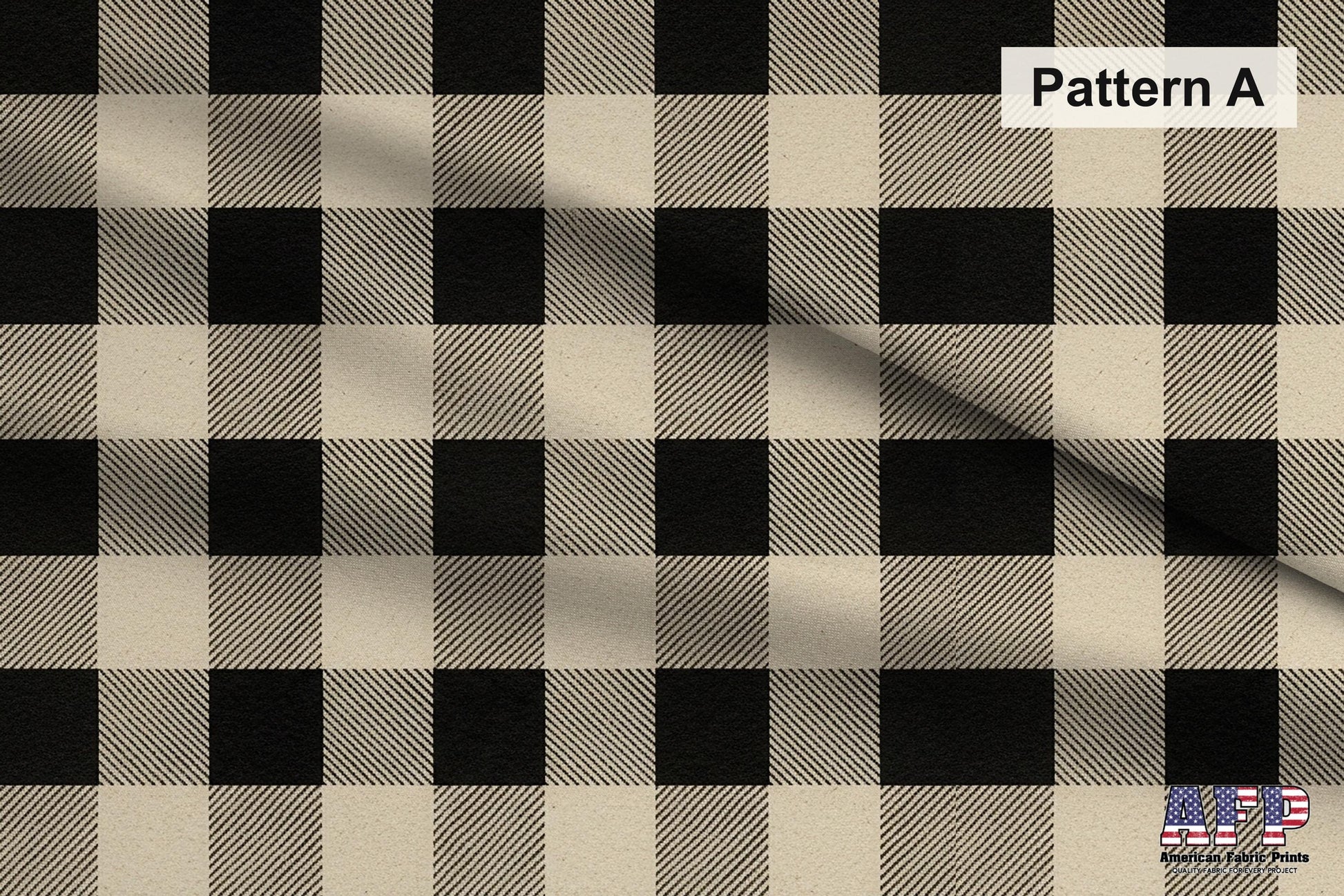 Beige Plaid 3 Fabric Bundle Set - Shop now at American Fabric Prints