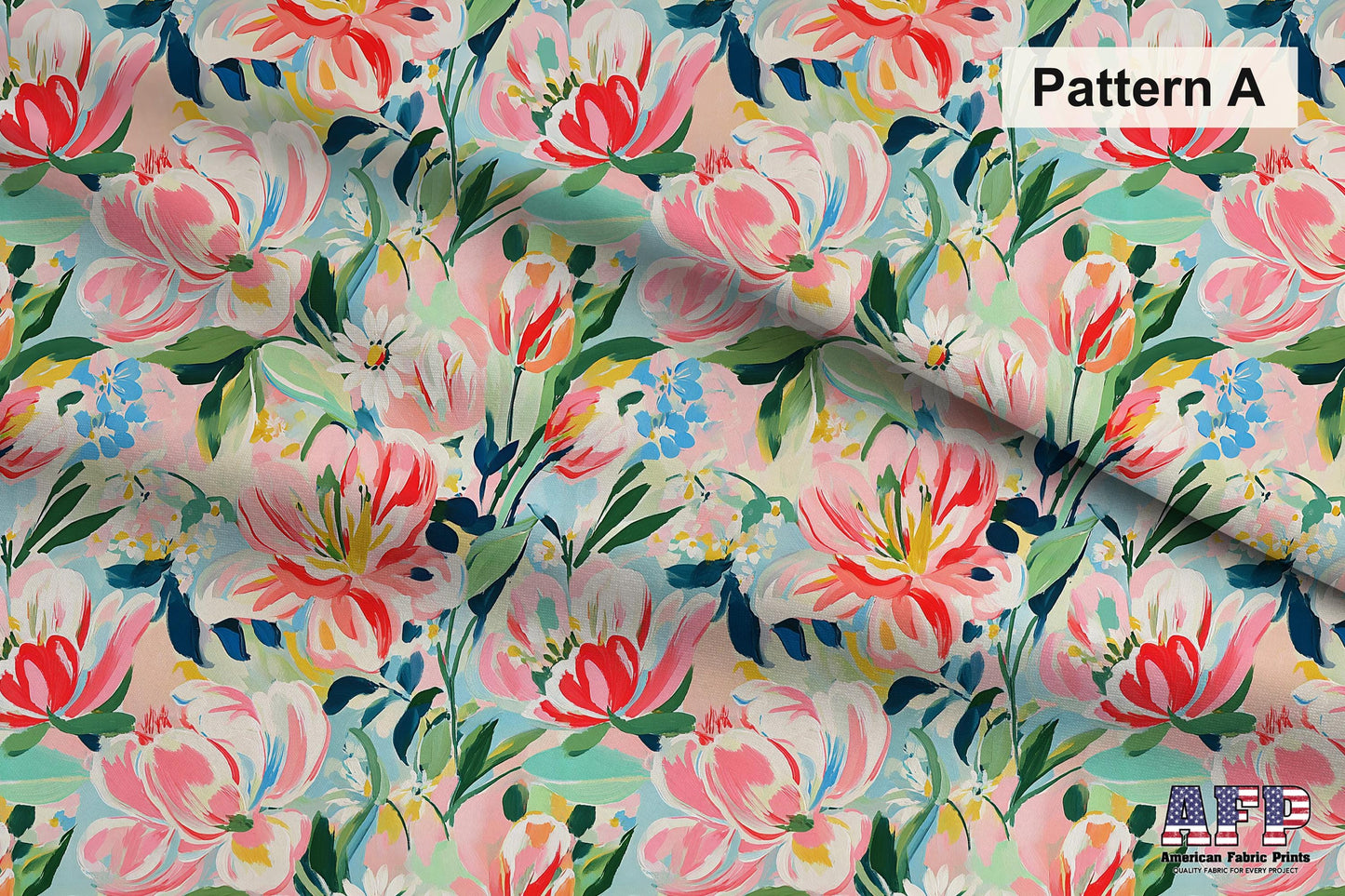 Preppy Tulips Fabric Bundle Set - Shop now at American Fabric Prints