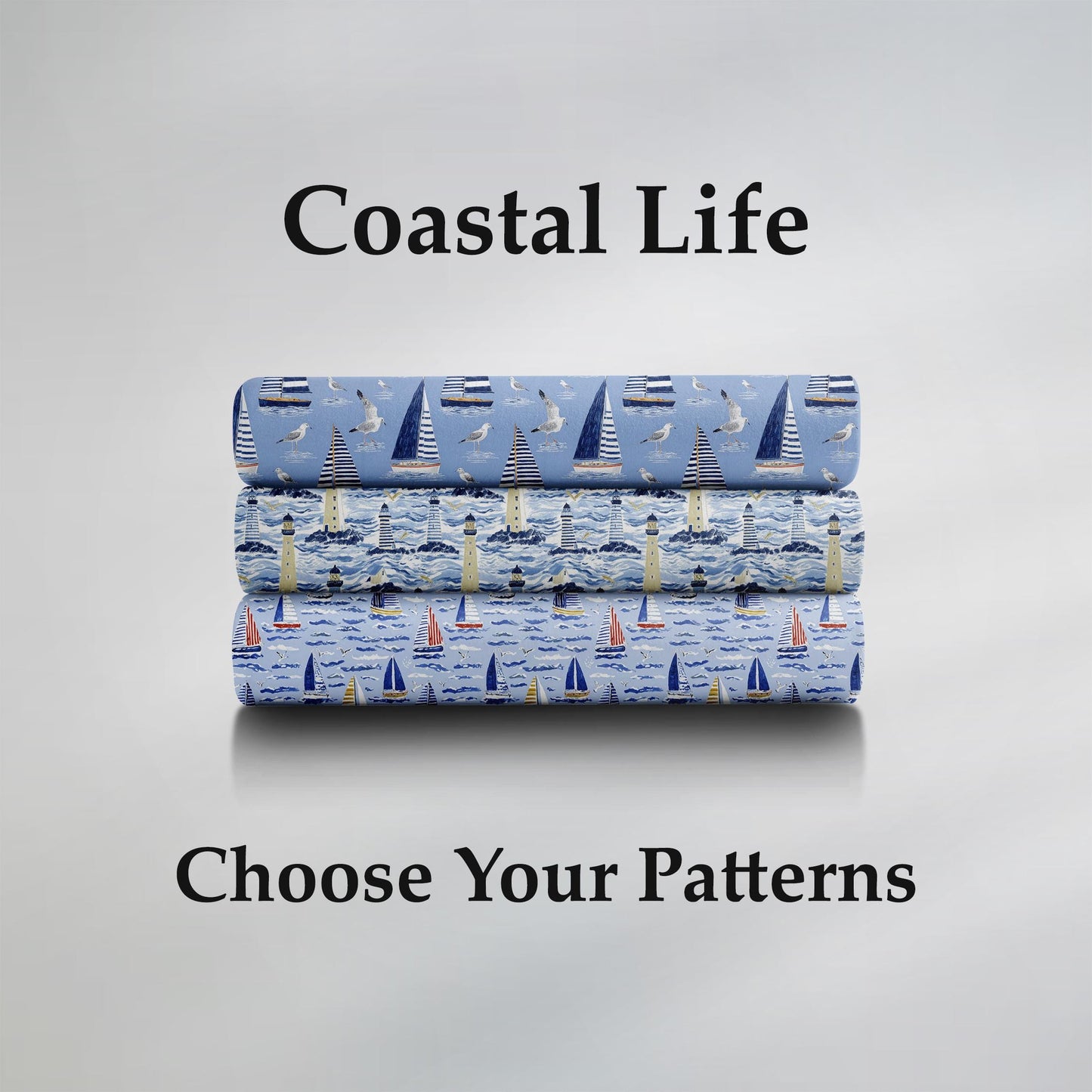 Coastal Life Fabric Bundle Set - Shop now at American Fabric Prints