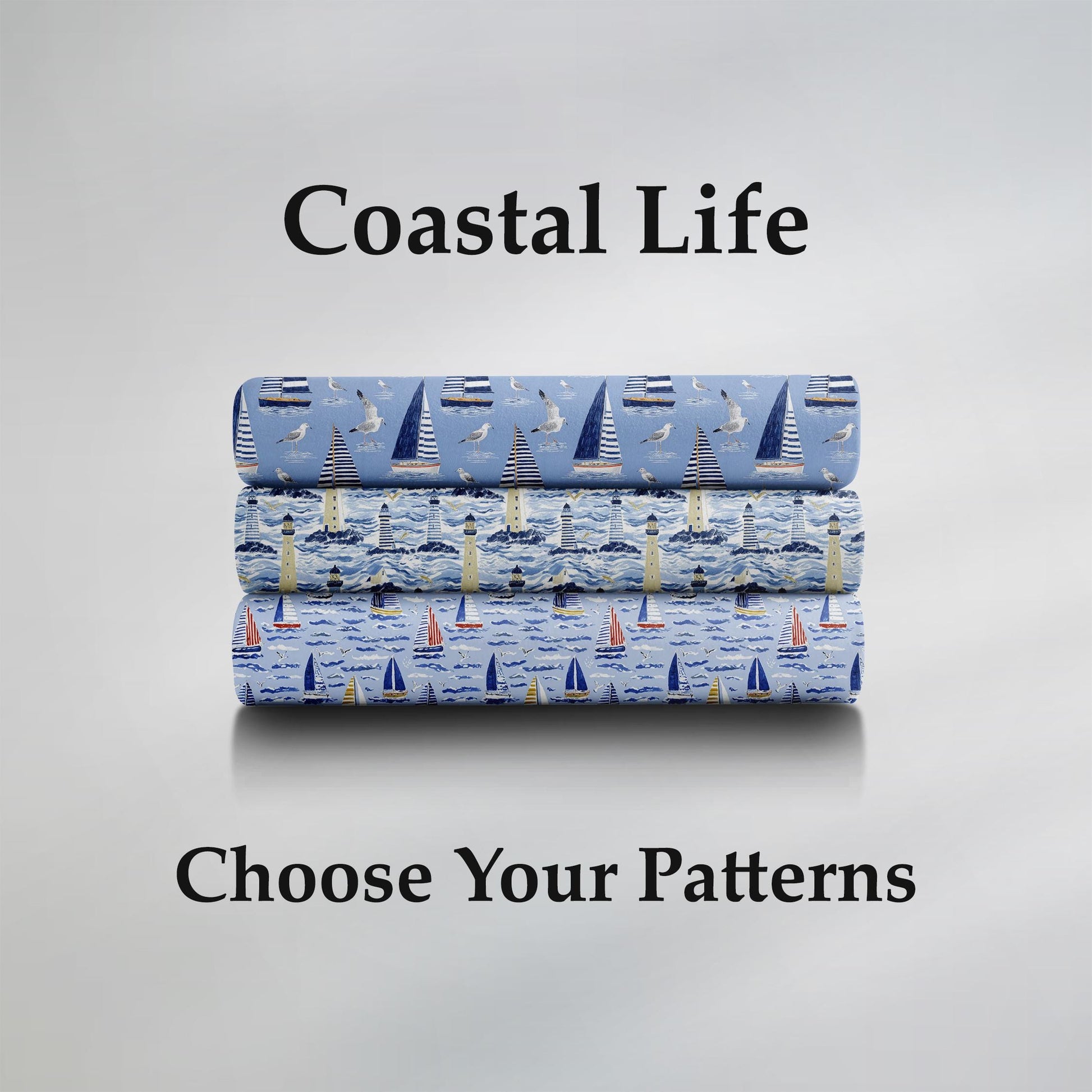 Coastal Life Fabric Bundle Set - Shop now at American Fabric Prints