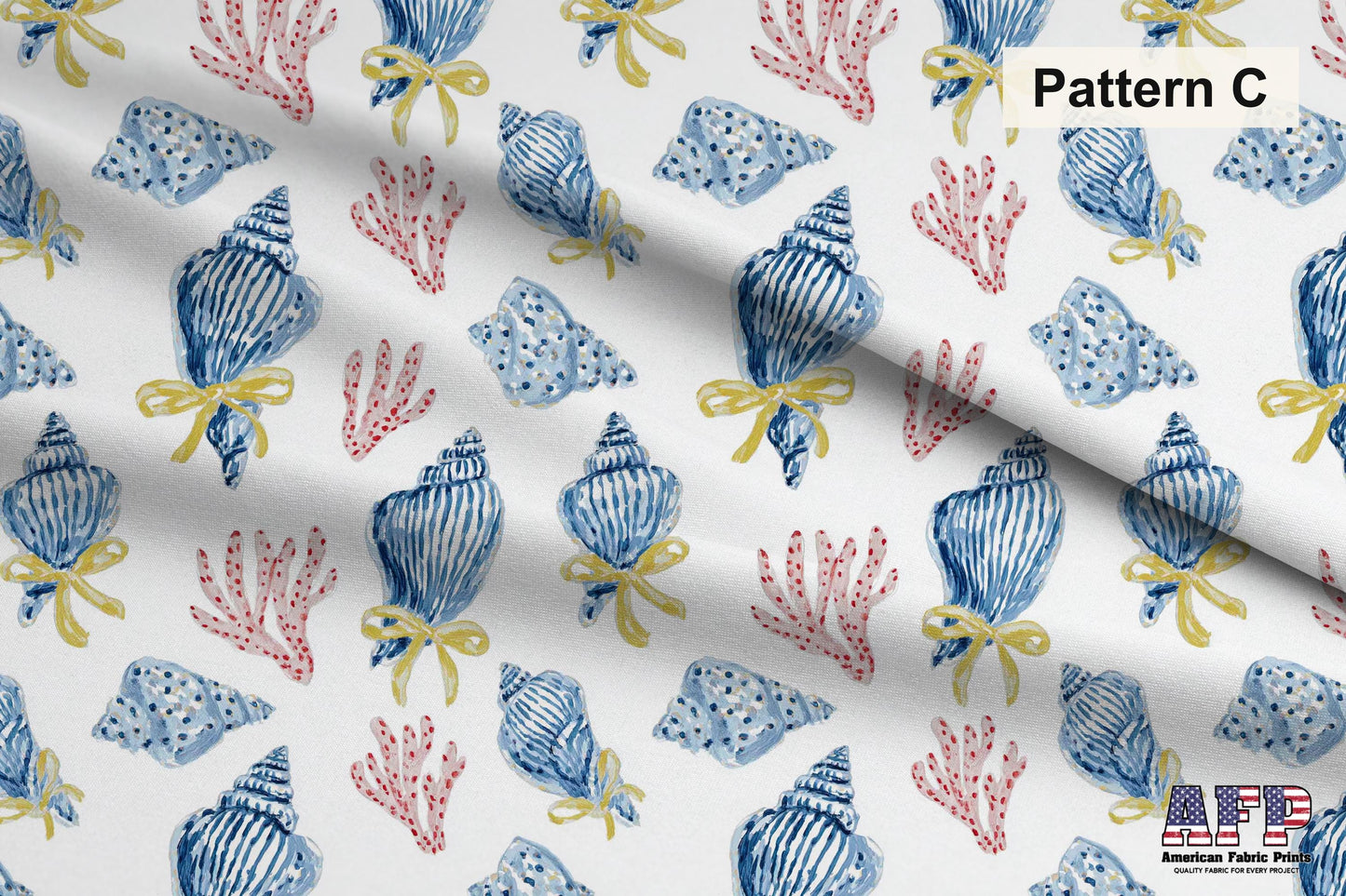 Blue Beach Fabric Bundle Set - Shop now at American Fabric Prints
