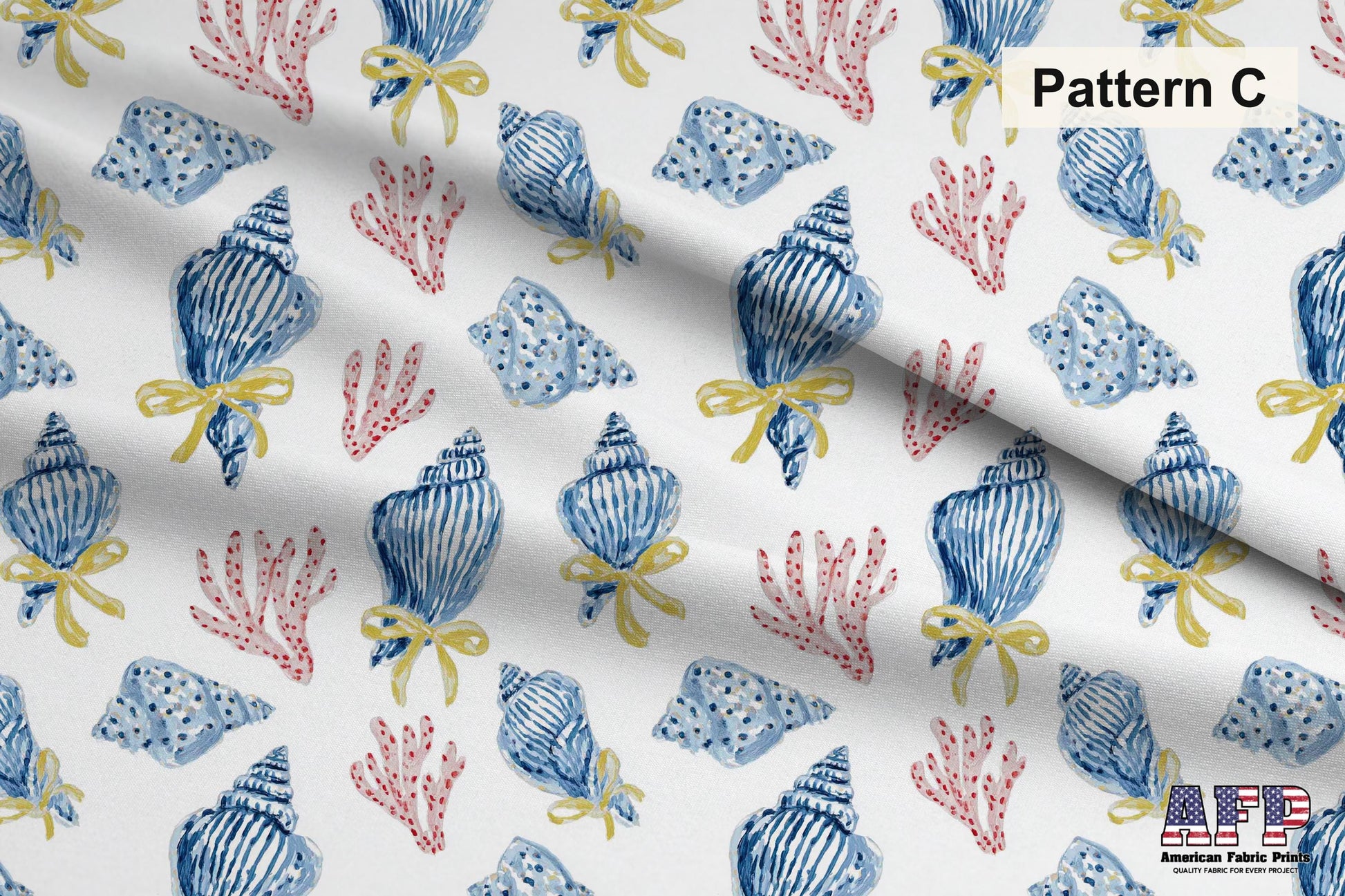 Blue Beach Fabric Bundle Set - Shop now at American Fabric Prints