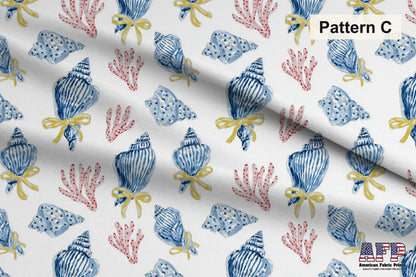 Blue Beach Fabric Bundle Set - Shop now at American Fabric Prints