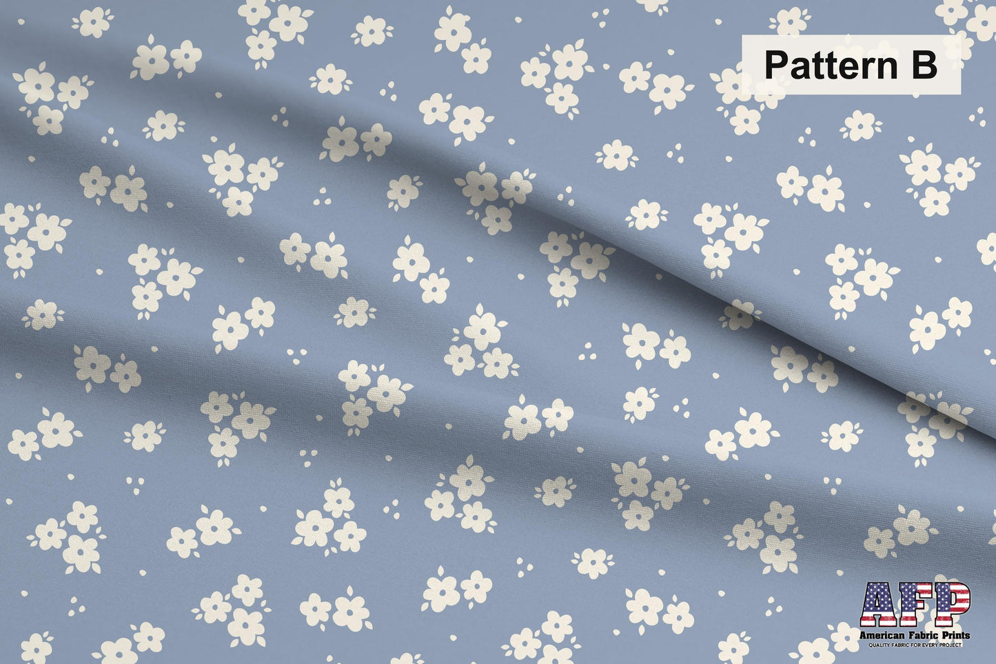 Country Florals in Blue Fabric Bundle Set - Shop now at American Fabric Prints