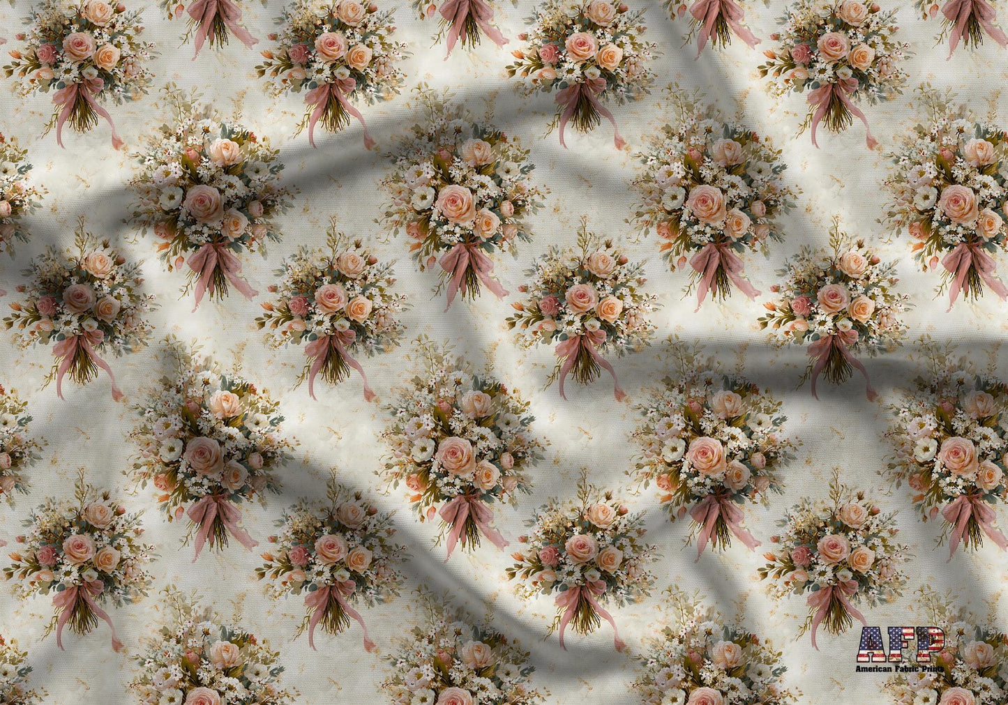 Bouquets of Pink Fabric - Shop now at American Fabric Prints