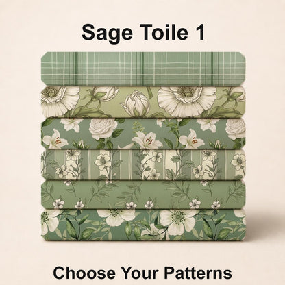 Sage Toile 1 Fabric Bundle Set - Shop now at American Fabric Prints
