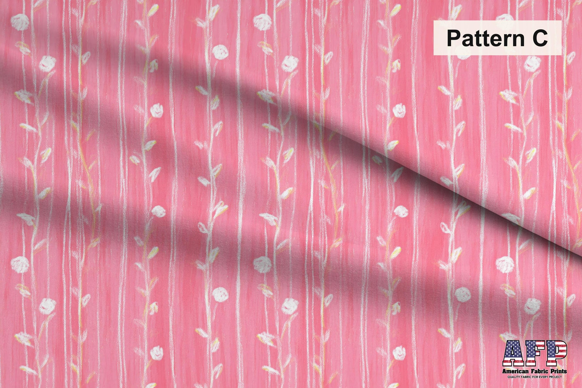 Sketchy Pink+Yellow Fabric Bundle Set - Shop now at American Fabric Prints