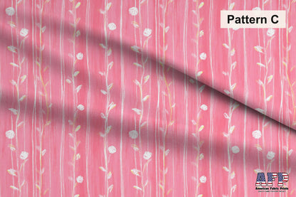 Sketchy Pink+Yellow Fabric Bundle Set - Shop now at American Fabric Prints