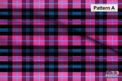 Pink Plaid 1 Fabric Bundle Set - Shop now at American Fabric Prints