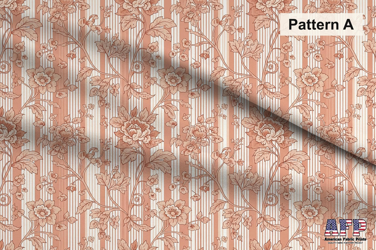 Coral Floral 3 Fabric Bundle Set - Shop now at American Fabric Prints