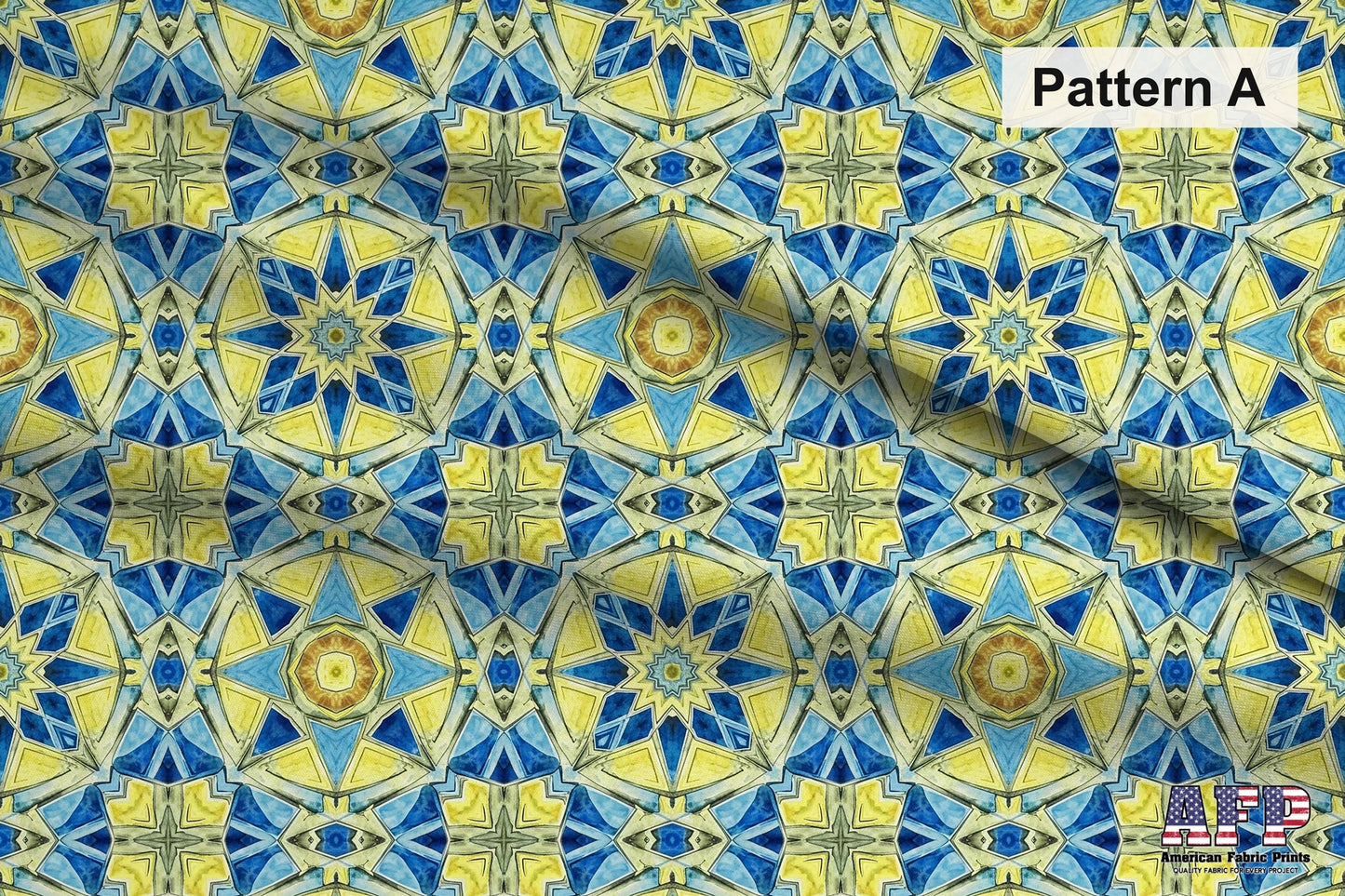 Arabesque Tiles 4 Fabric Bundle Set - Shop now at American Fabric Prints