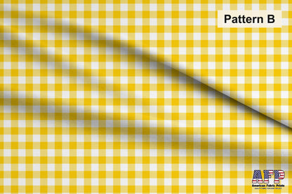 Lemon Plaid 2 Fabric Bundle Set - Shop now at American Fabric Prints