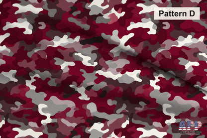 Digital Camouflage Fabric Set 3. Choose Your Patterns. Pattern D Shown. Shop now at American Fabric Prints.