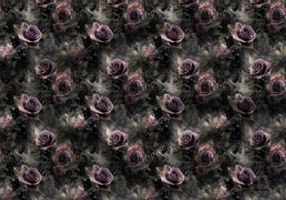 Victorian Goth Floral Fabric - Shop now at American Fabric Prints