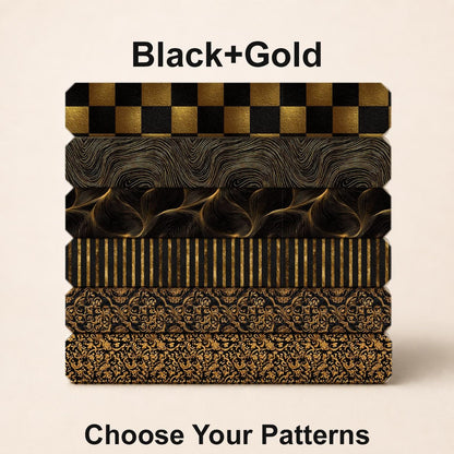 Black+Gold Fabric Bundle Set - Shop now at American Fabric Prints