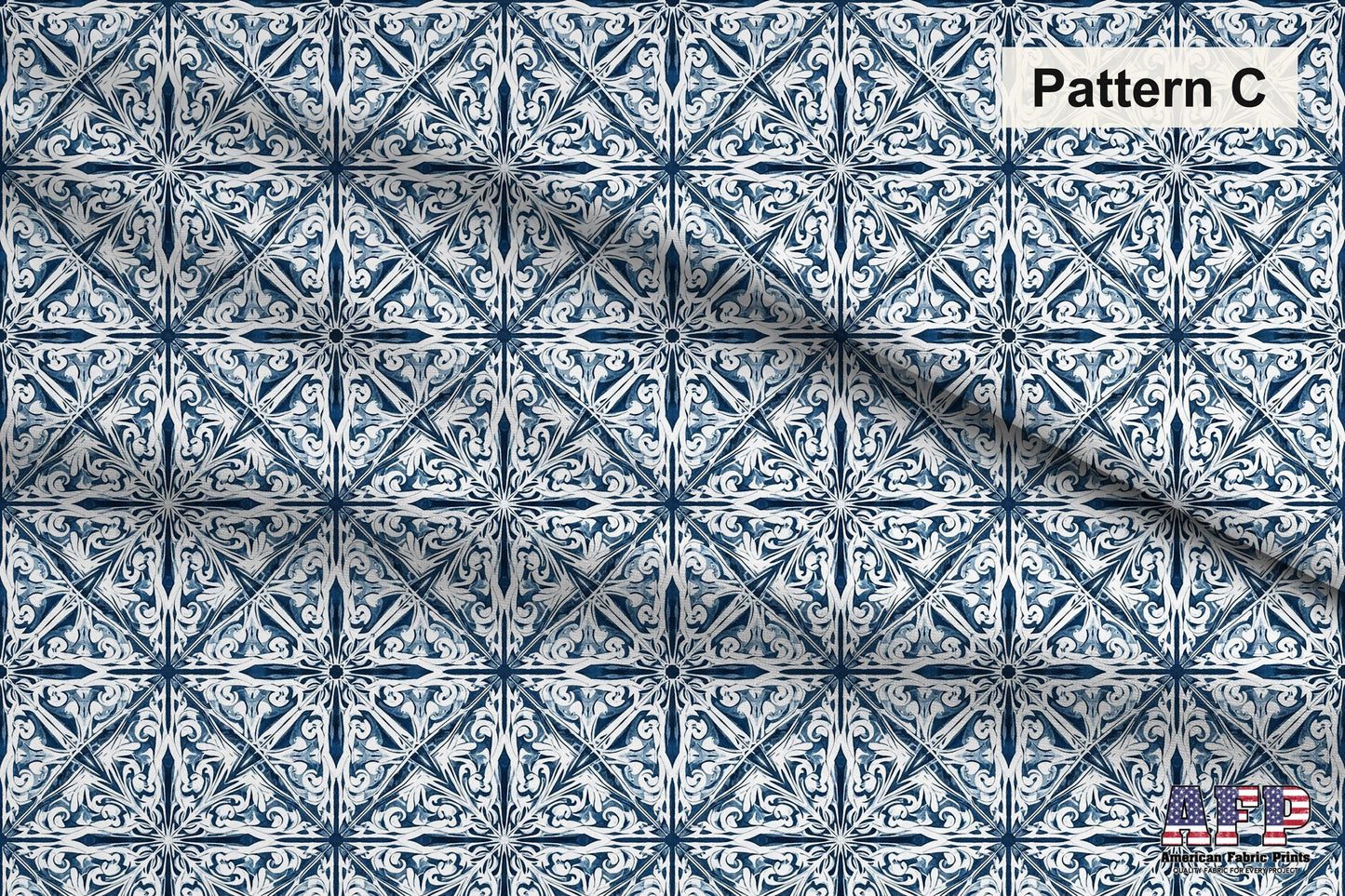 Patterned Arabesque Tiles 2 Fabric Bundle Set - Shop now at American Fabric Prints