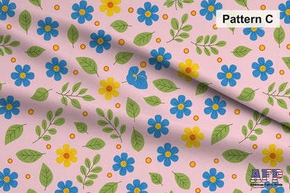 Abstract Floral Fabric Bundle Set - Shop now at American Fabric Prints