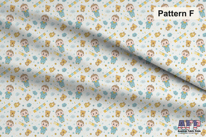 Baby Boy 1 Fabric Collection. Choose Your Patterns. Pattern F Shown. Shop now at American Fabric Prints.