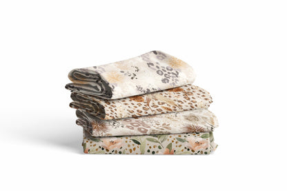 Pastel Boho Leopard Fabric Bundle Set - Shop now at American Fabric Prints