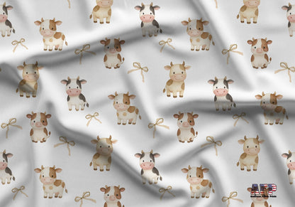 Little Coquette Cattle Fabric - Shop now at American Fabric Prints