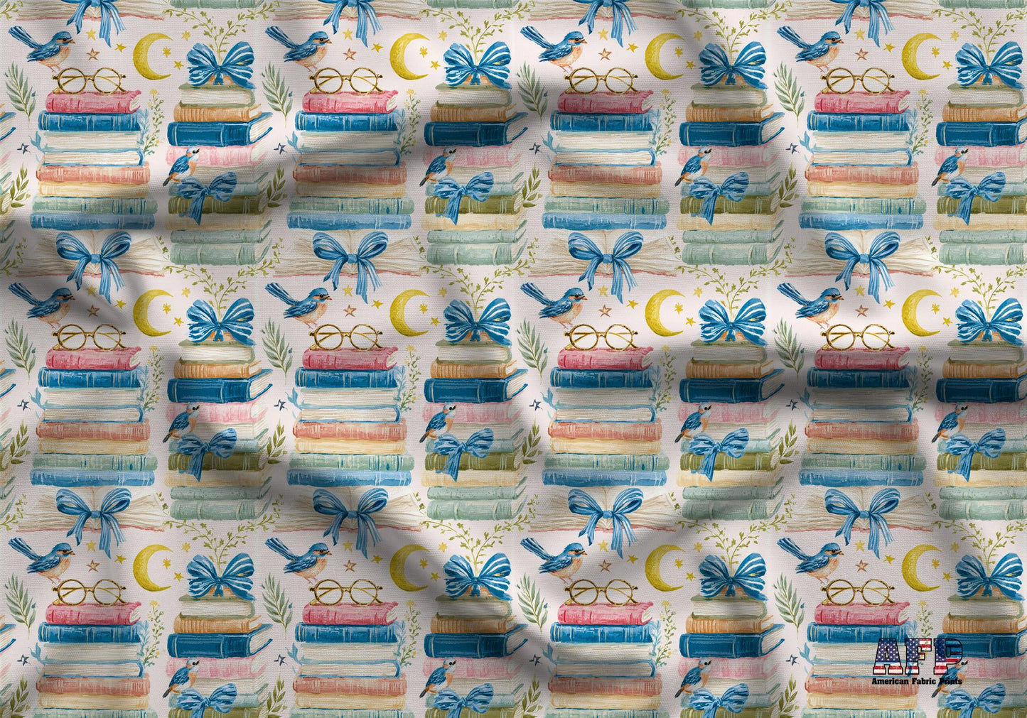 Preppy Books Fabric - Shop now at American Fabric Prints