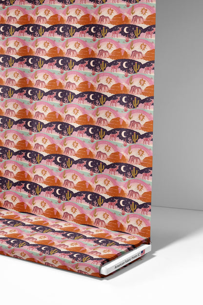 Painted Desert Night Fabric - Shop now at American Fabric Prints