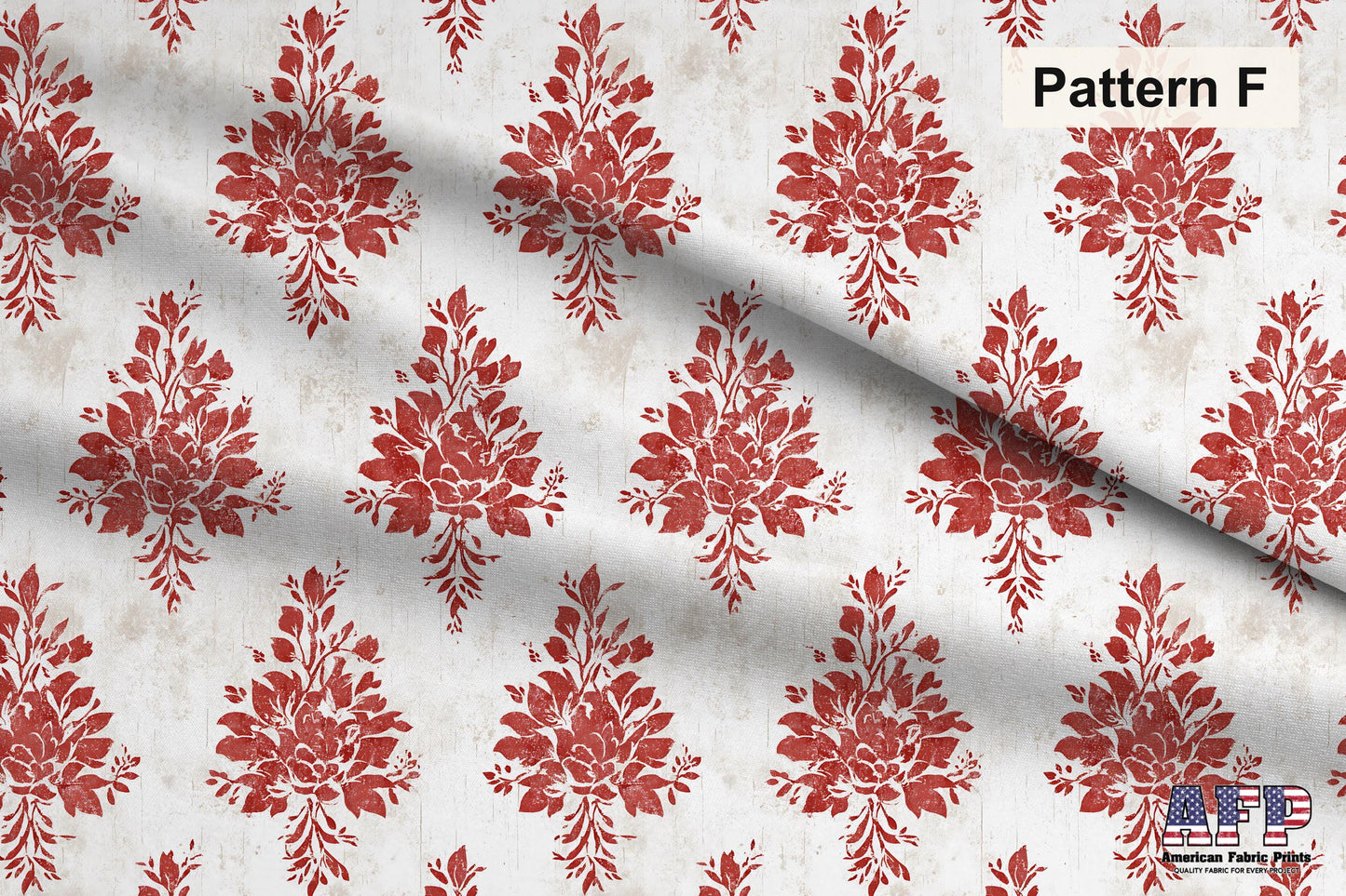 Red French Country Toile Fabric Bundle Set - Shop now at American Fabric Prints