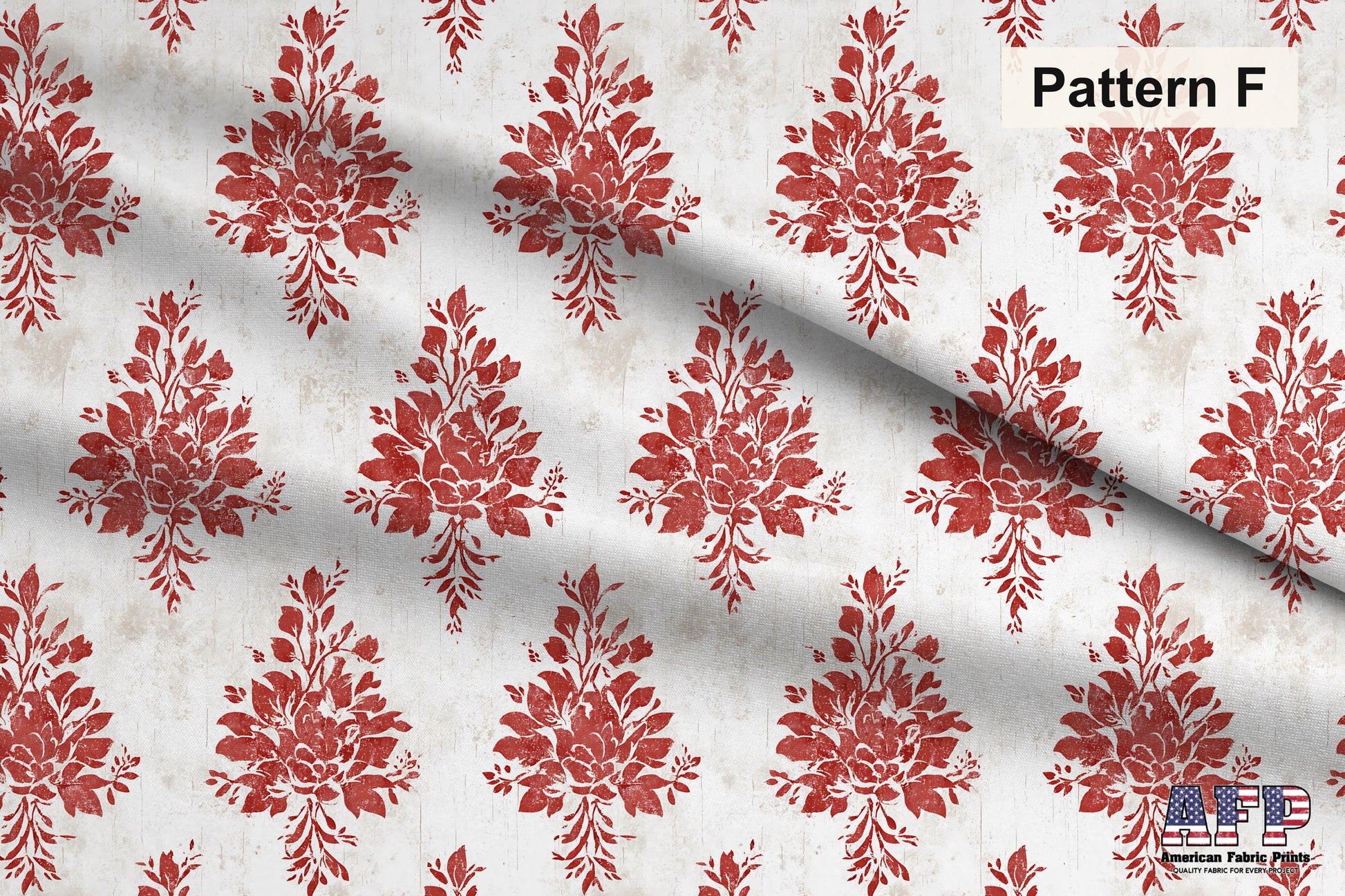 Red French Country Toile Fabric Bundle Set - Shop now at American Fabric Prints