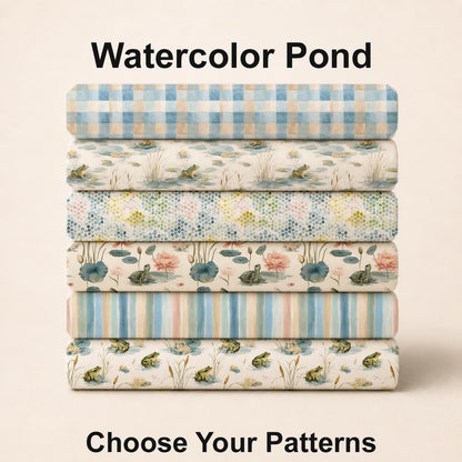 Watercolor Pond Fabric Bundle Set - Shop now at American Fabric Prints