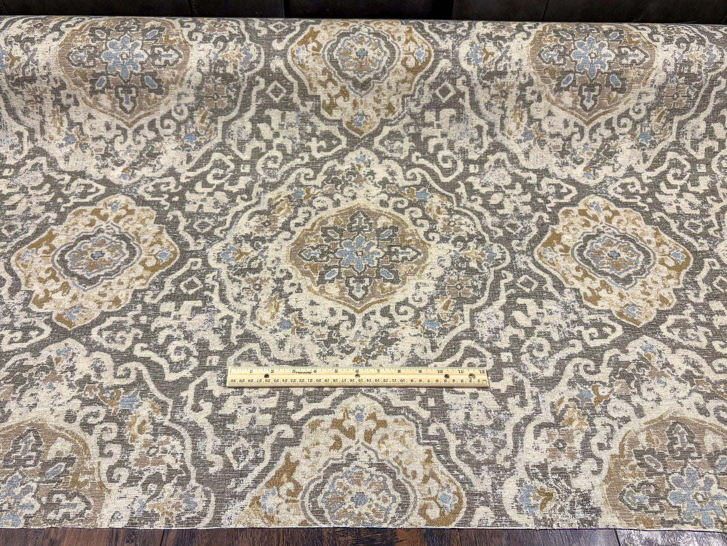 Medallion Pattern Chenille Fabric, Midwest Modern Woven Fabric, Luxury Fabric, Premium Upholstery Fabric, Fabric for Upholstery