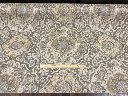 Medallion Pattern Chenille Fabric, Midwest Modern Woven Fabric, Luxury Fabric, Premium Upholstery Fabric, Fabric for Upholstery