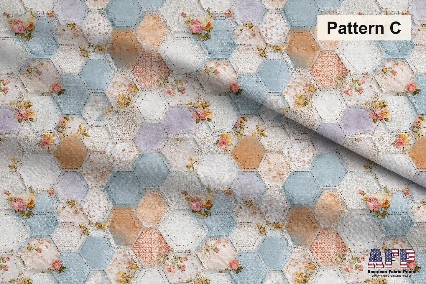 Farmhouse Cottagecore Patchwork Fabric Bundle Set - Shop now at American Fabric Prints