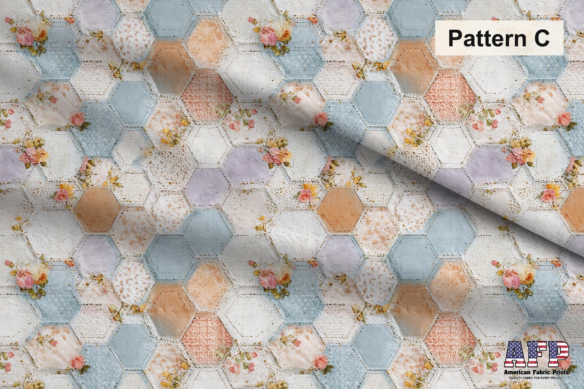 Farmhouse Cottagecore Patchwork Fabric Bundle Set - Shop now at American Fabric Prints
