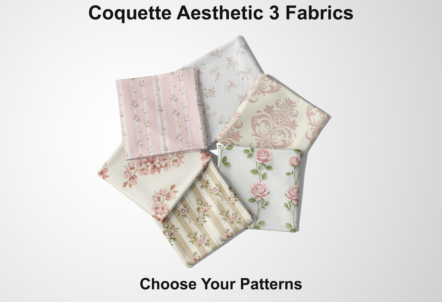 Coquette Aesthetic 3 Bundle. Shop now at American Fabric Prints.