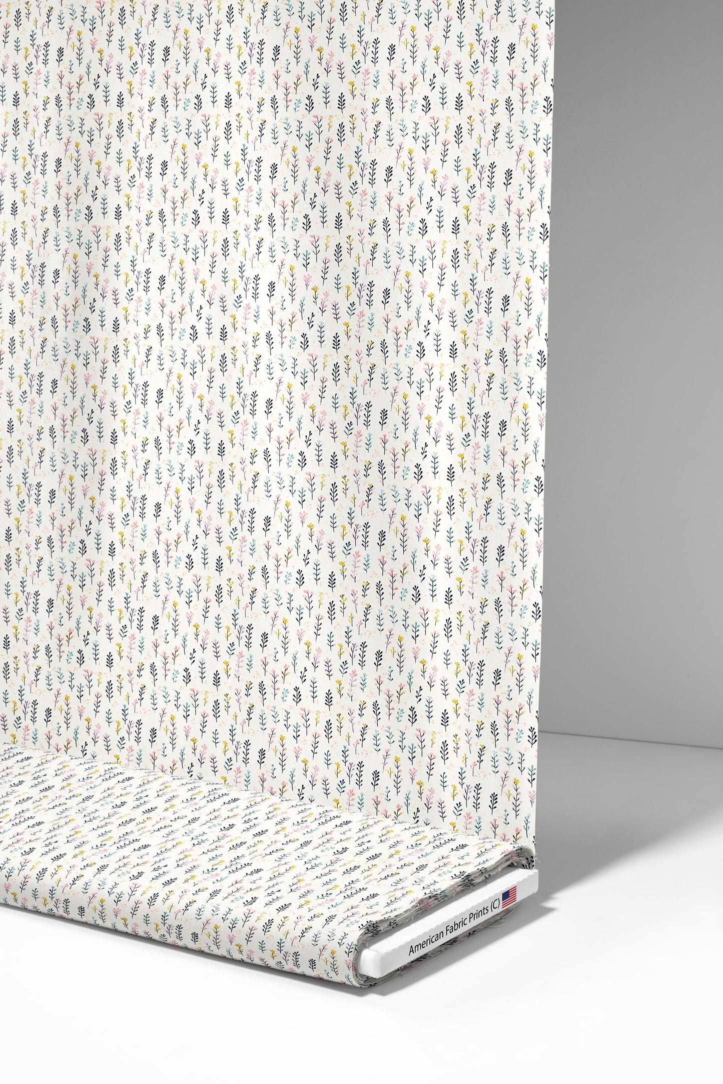 Boho Floral 3 Fabric - Shop now at American Fabric Prints