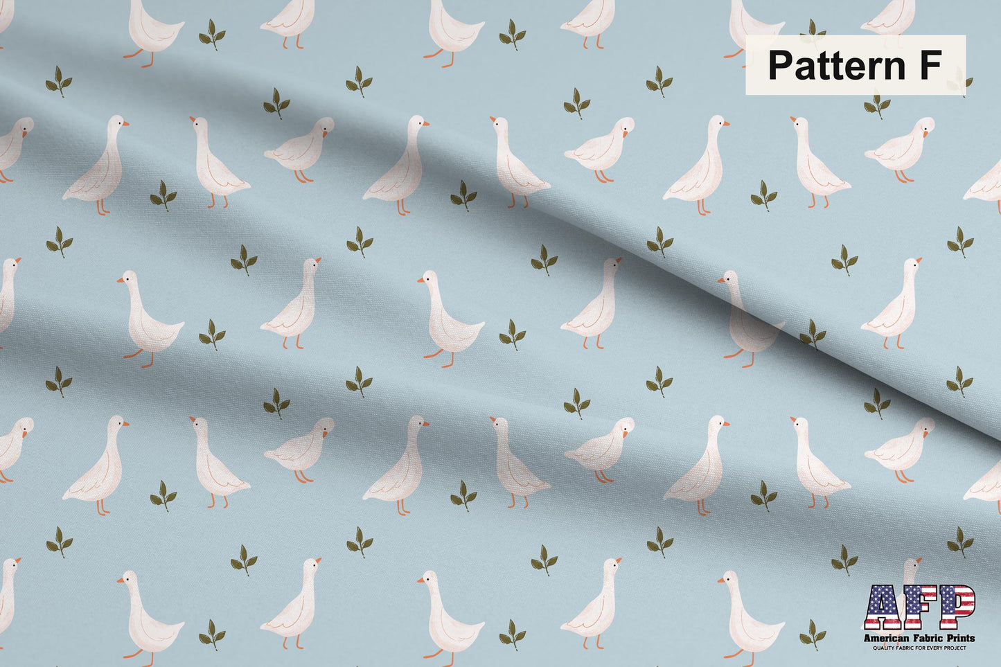 Blue+Green Goose 2 Fabric Bundle Set - Shop now at American Fabric Prints