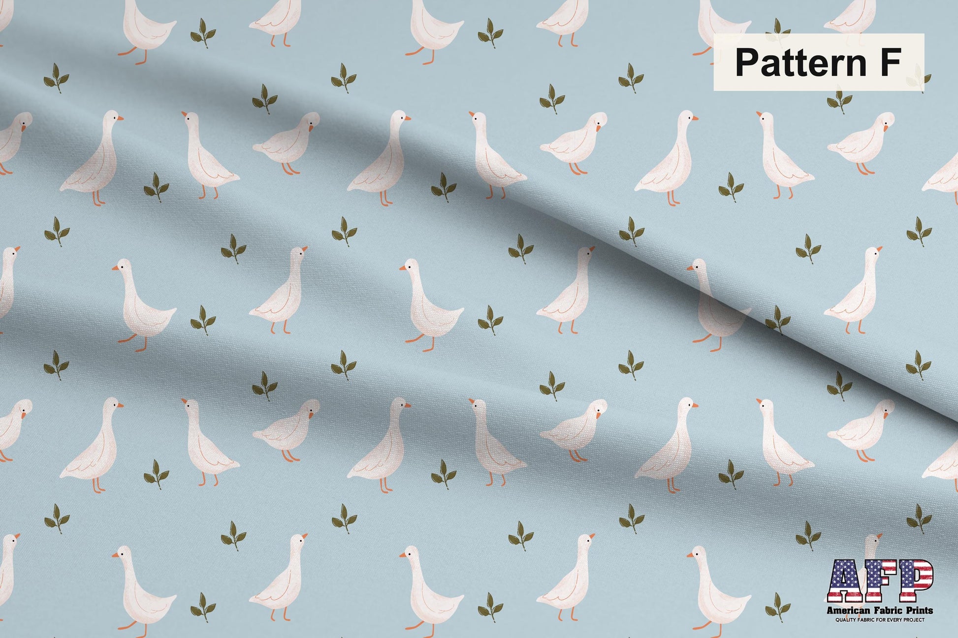 Blue+Green Goose 2 Fabric Bundle Set - Shop now at American Fabric Prints