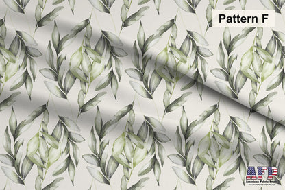 White Floral 2 Fabric Bundle Set - Shop now at American Fabric Prints