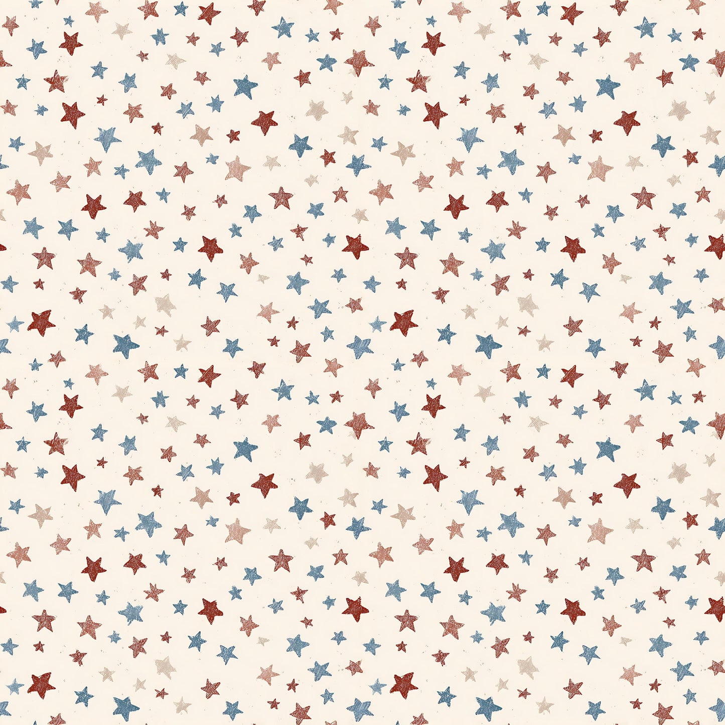 Farmhouse Patriotic Stars Fabric - Shop now at American Fabric Prints
